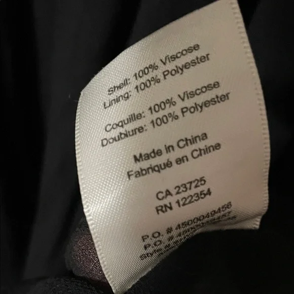 Wilfred Black 3/4 Length Sleeve Eyelet Dress Size XXS - Picture 6 of 12